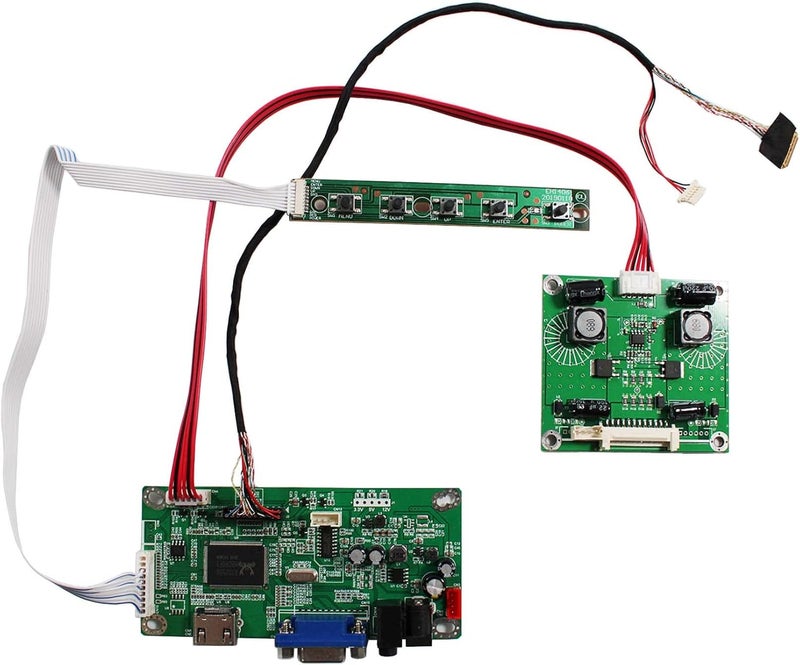 VSDISPLAY VGA Controller Board eDP for 27" 2560x1440 2K LM270WQ1-SDE3 36 pin WLED LCD Screen - Image 1